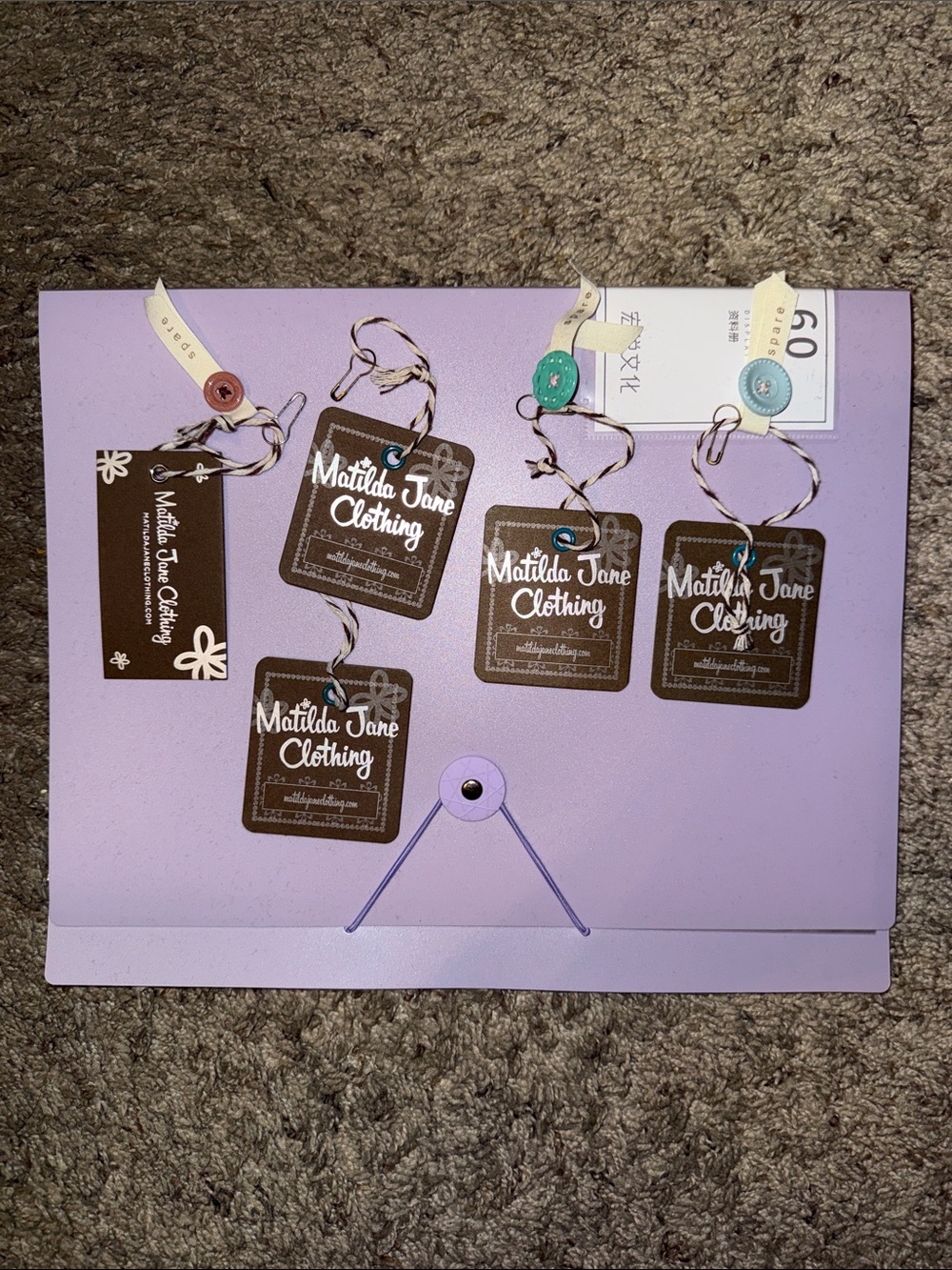 🖤5 MATILDA JANE CLOTHING TAGS🖤